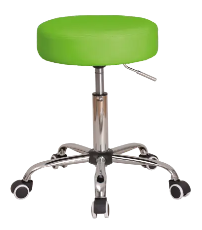 LZ 21SP židle lékařská, HR sedák, ekokůže zelená